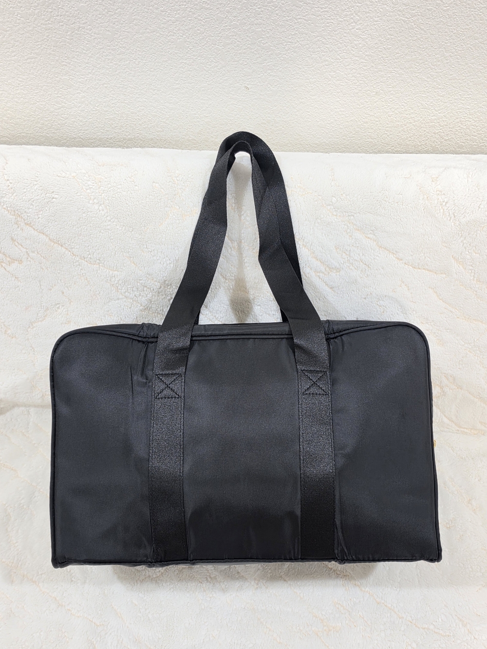 Rabanne Black Nylon Gym or Travel Bag for Men.